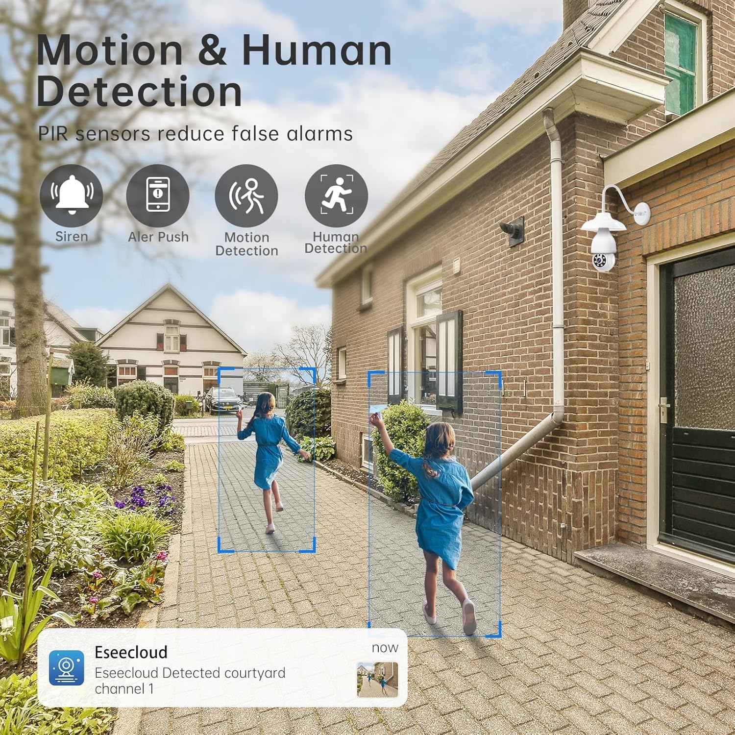 2K Light Bulb Security Camera 5G&2.4G WiFi Security Cameras Wireless Outdoor Indoor,360°Bulb Cameras for Home