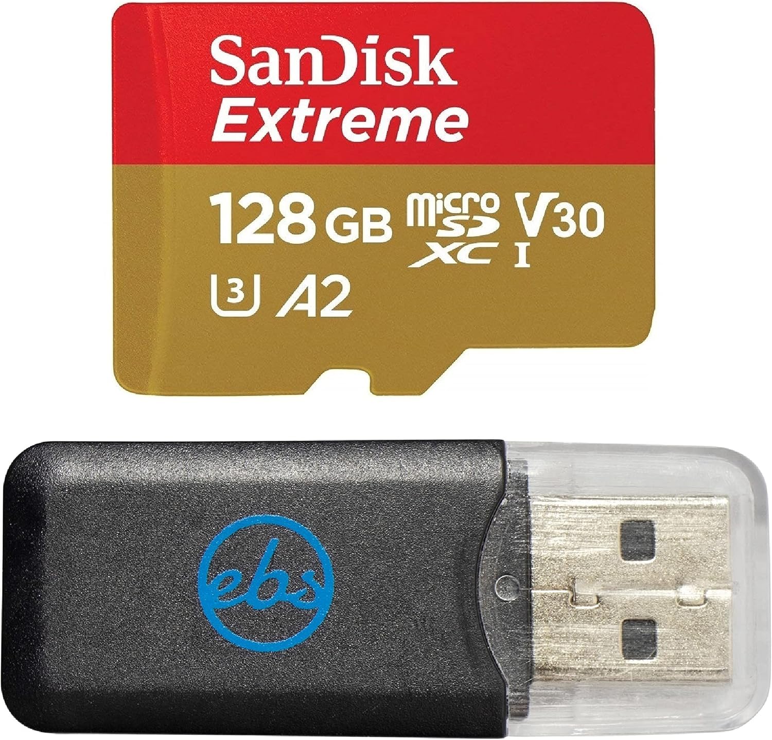SanDisk 128GB Micro SDXC Extreme Class 10 MicroSD Card for DJI Drones | Works with Mini 3 Pro, DJI Remote Controller