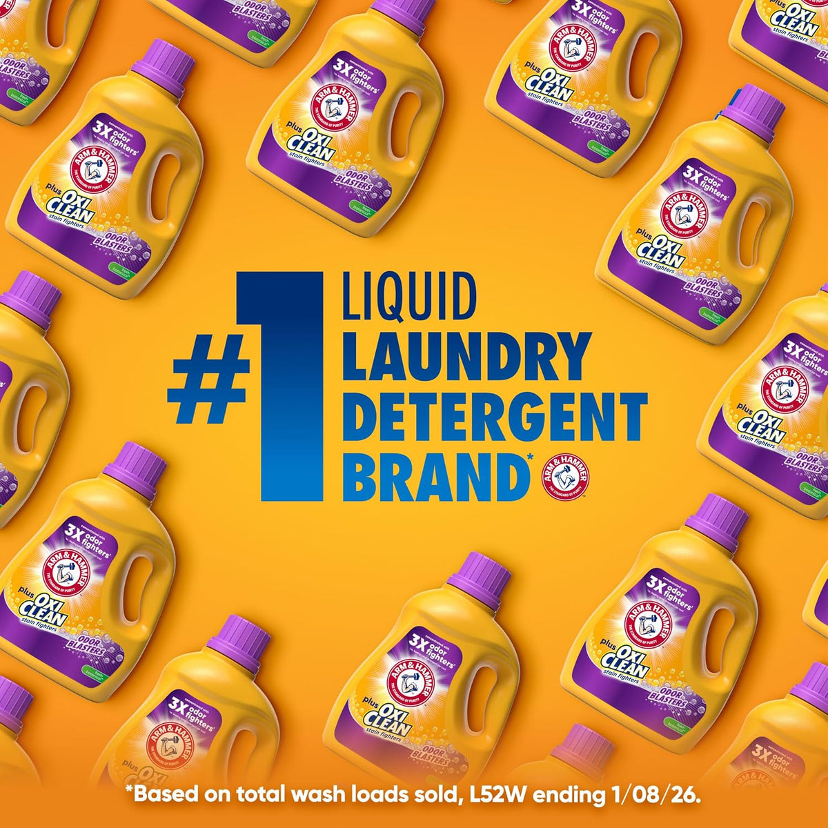 Plus OxiClean with Odor Blasters Liquid Laundry Detergent