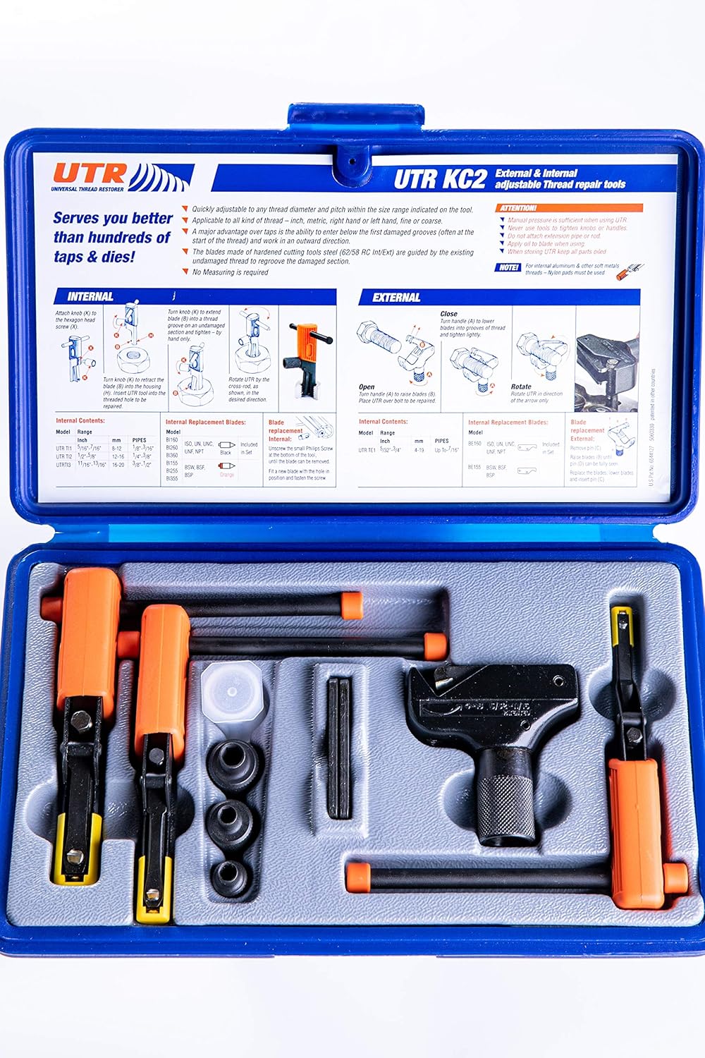 UTR KC2 Universal Thread Repair Tool Kit