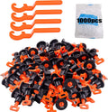 Tile Leveling System Kit with 200pcs Tile Leveler | 4 Special Wrenches & 1000pcs 2mm Tile Spacers