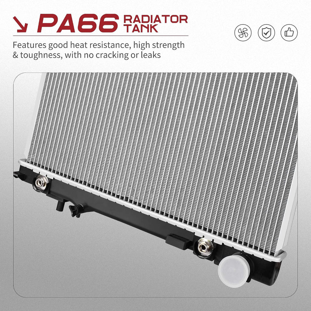 YITAMOTOR Replace Radiator Compatible with 2005-2010 Dodge Dakota