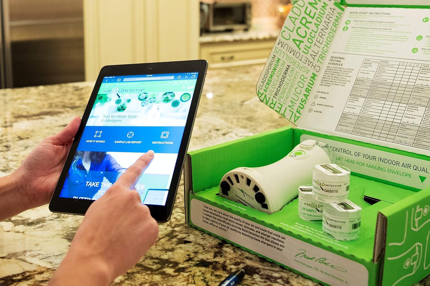 1-Room Mold Test Kit (Air & Surface)