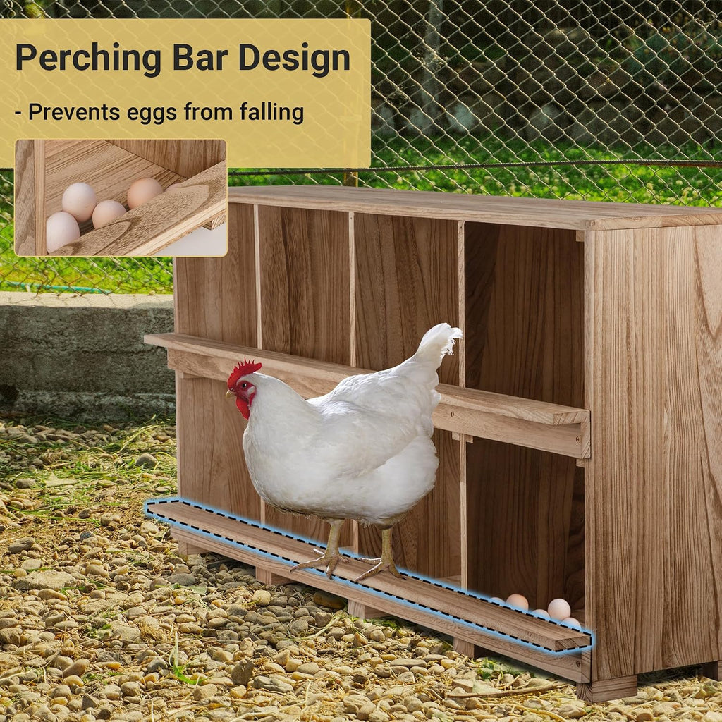 Nesting Boxes for Chickens 8 Compartment