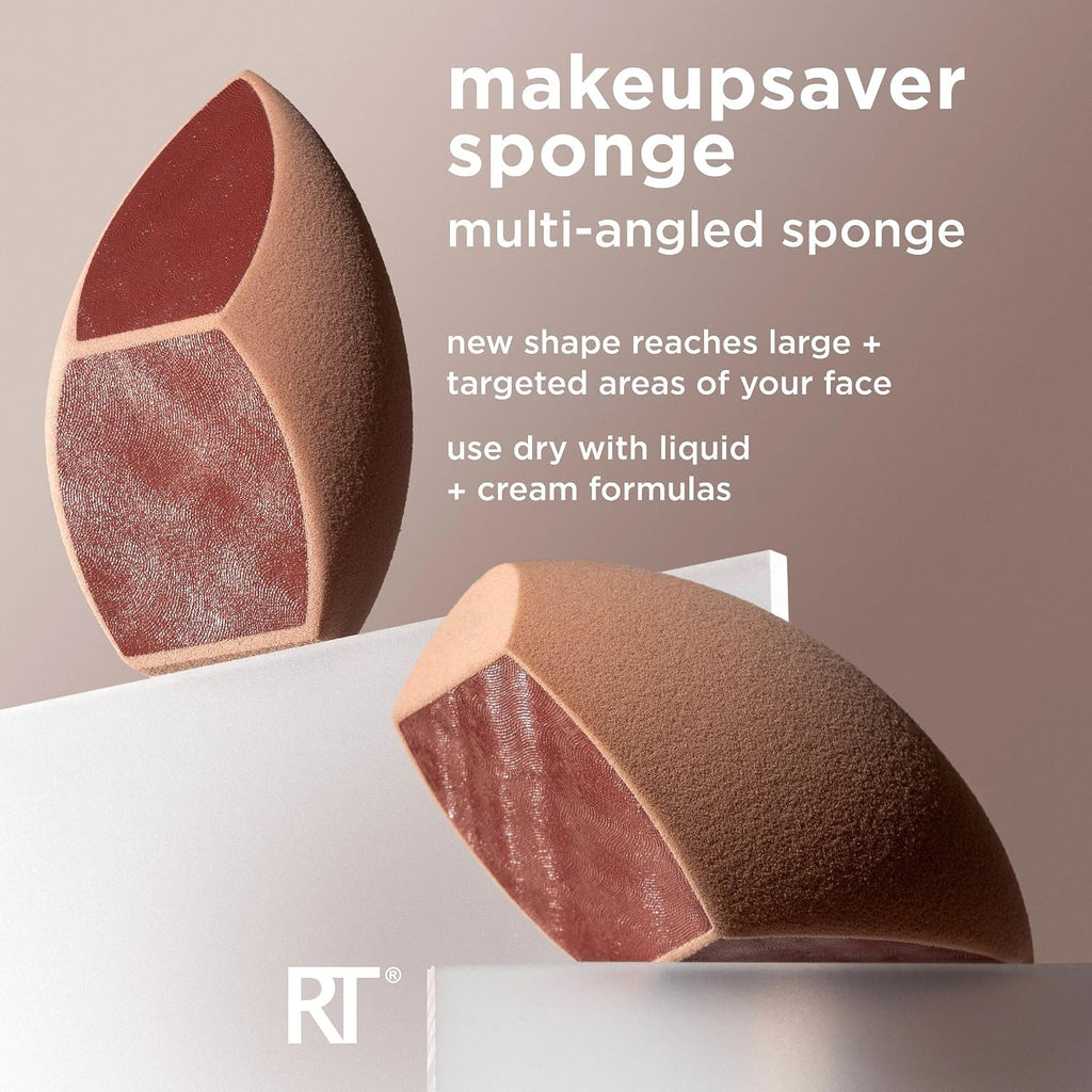 Makeupsaver Blending Sponge + Makeup Brushes Trio | Less makeup waste with a makeup sponge and makeup brush set