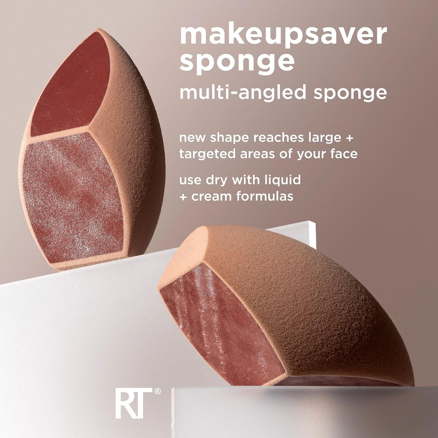 Makeupsaver Blending Sponge + Makeup Brushes Trio | Less makeup waste with a makeup sponge and makeup brush set