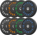 140-650lb 2" Bumper Plate High Bounce Weight Plates Strength Training | 2" High Bounce Bumper Plates Set