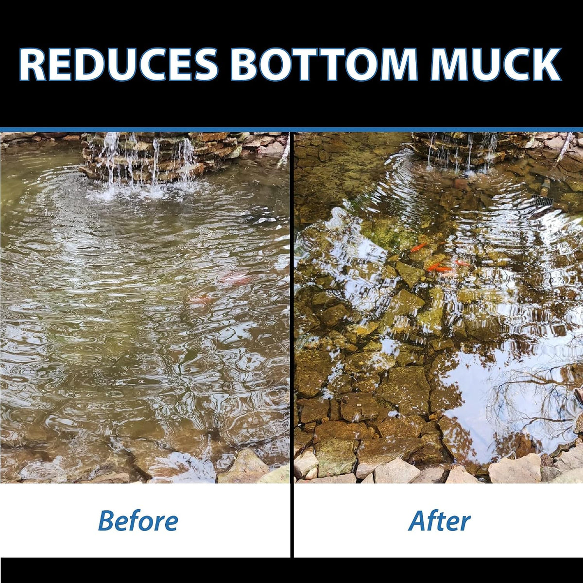 MuckOff Natural Pond Muck Treatment Sludge Remover, 24 Tablets