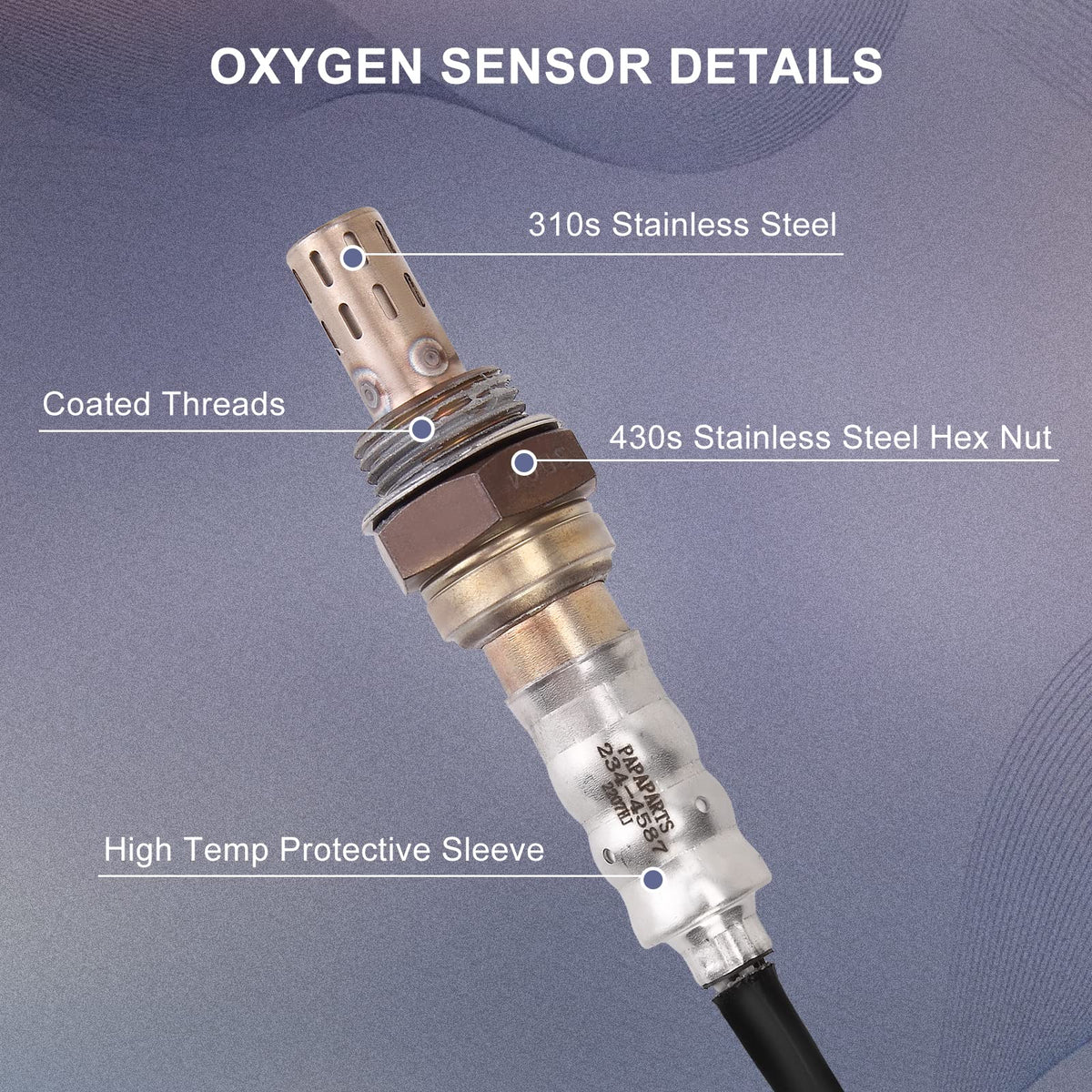 2Pcs Oxygen O2 Sensor Upstream and Downstream Compatible with Dodge for Ram