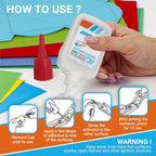 Adhesive Guru CA Glue with Activator (2x1.7 oz - 2x6.76 fl oz) - Premium Cyanoacrylate Super Glue for Woodworking