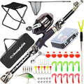 Kids Fishing Pole - Rod Reel Combo Tackle Box Starter Set - First Year Small Dock Gear Kit for Boys Girls Toddler
