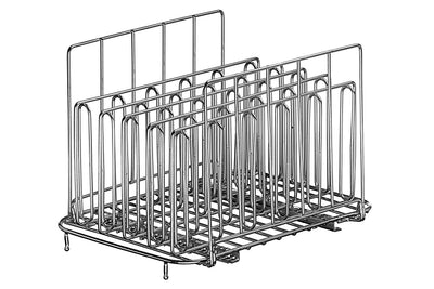 Sous Vide Rack - Model L15 - Adjustable, Collapsible, Ensures even warming - 316L Stainless Steel - Fits Lipavi C15