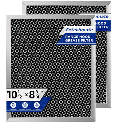 97007696 41F Grease Filter fit for B-roan Nu-tone Range Hood 8-3/4" x 10-1/2" Aluminum Mesh Charcoal Filter