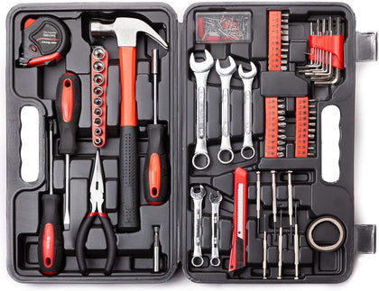 148 Piece Automotive and Household Tool Set Perfect for Car Enthusiasts and DIY Home Repairs