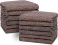 Textile Moving Blankets 100% Recycled 54” x 72” Professional Shipping Moving Packing Pads Furniture Pads Storage