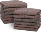 Textile Moving Blankets 100% Recycled 54” x 72” Professional Shipping Moving Packing Pads Furniture Pads Storage
