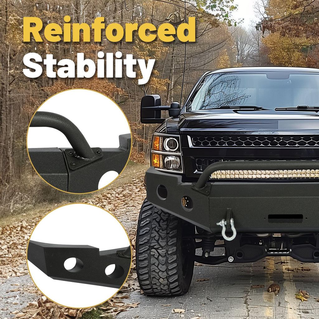 ECOTRIC Bumper Compatible with 2007-2013 Silverado