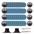 HOMO FABER 50Pcs Die Grinder Sanding Discs, 2 Inch Flap Discs Roll Lock
