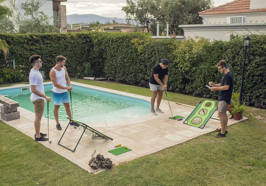 Par 1 Backyard Golf Cornhole Game, Golf Gifts for Men, Golf Accessories for Men, Golf Chipping Game, Golf Equipment