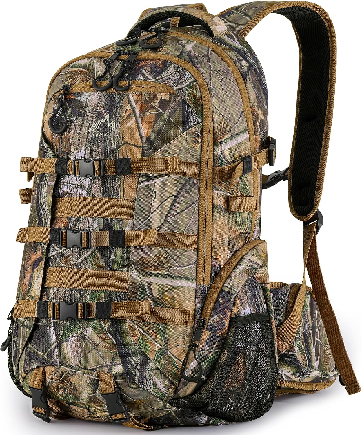 Hunting Backpack,30L Camo Daypack for Deer Bowhunting | Waterproof,600D Fabric,Hunting Gear,Rain Cover,Large