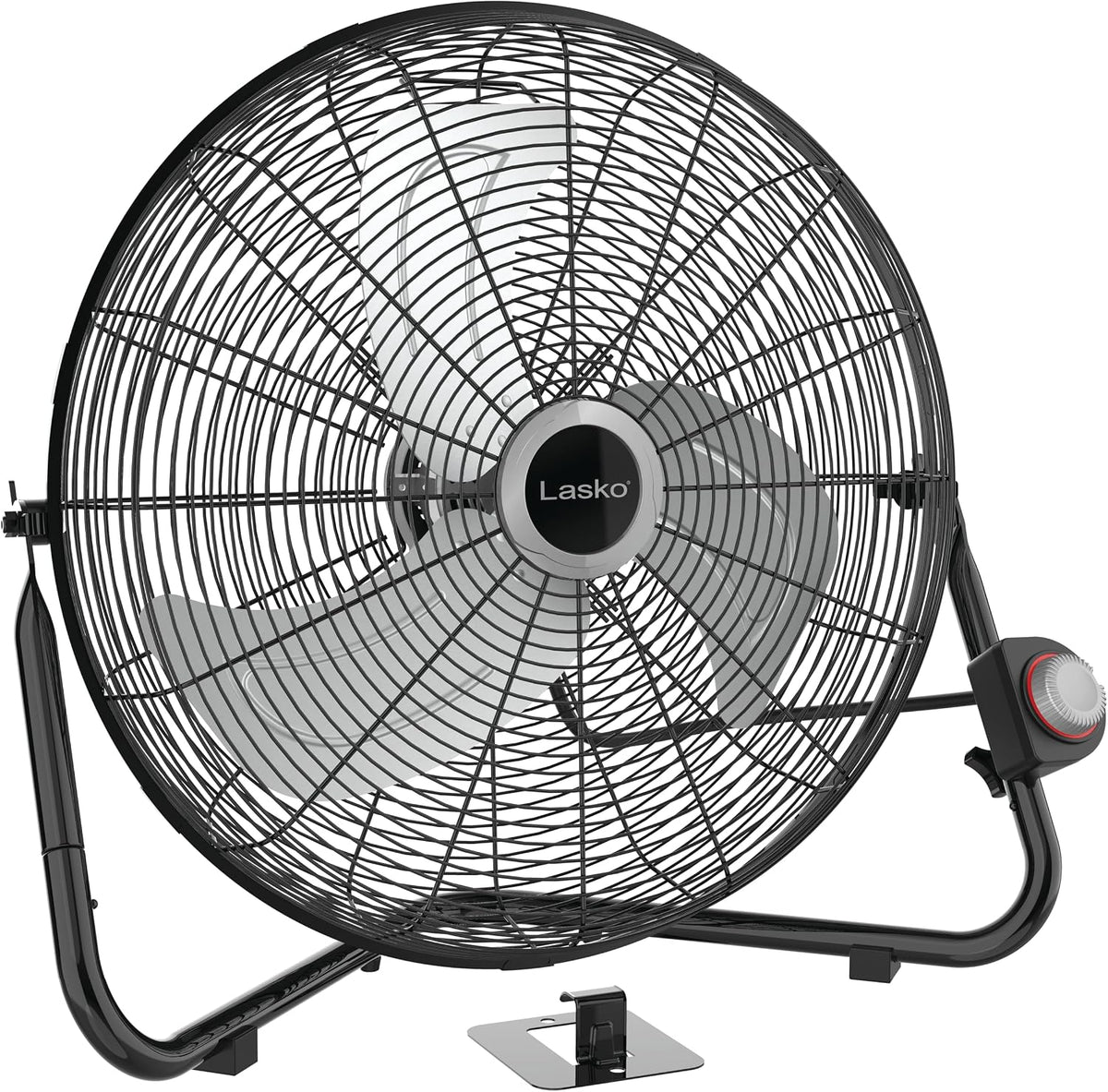 Lasko High Velocity Wall Mount and Floor Fan - 20" - 2264QM - Black