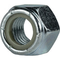 Fastenere Nylon Insert Hex Lock Nuts - #8-32 Grade 2 Zinc, Clear Finish, Corrosion-Resistant, Durable Hardware Nuts for Secure Fastening, Locking Nut, (100-Pack)