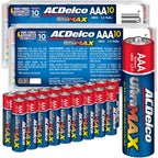 ACDelco UltraMAX 20-Count Triple AAA Batteries, Alkaline Battery with Advanced Technology for Home and Office