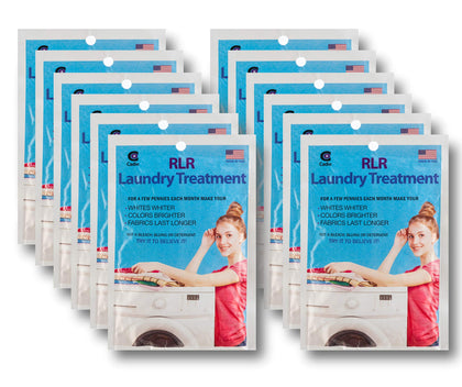 RLR Natural Laundry Detergent Powder – Whitens, Brightens, Refreshes Baby Cloth Diaper Detergent, Musty Towels