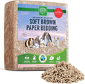 Premium Soft Paper Bedding, Beige, 56 L | Natural Absorbent Bedding, Odor Control, Made in USA