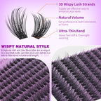 Wispy Lash Clusters Kit Natural Eyelash Clusters Kit with Remover