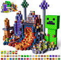 Magnetic Building Blocks, STEM Toys Educational Magnet Cubes for Kids Ages 4-12 (Lava Portal-300pcs)