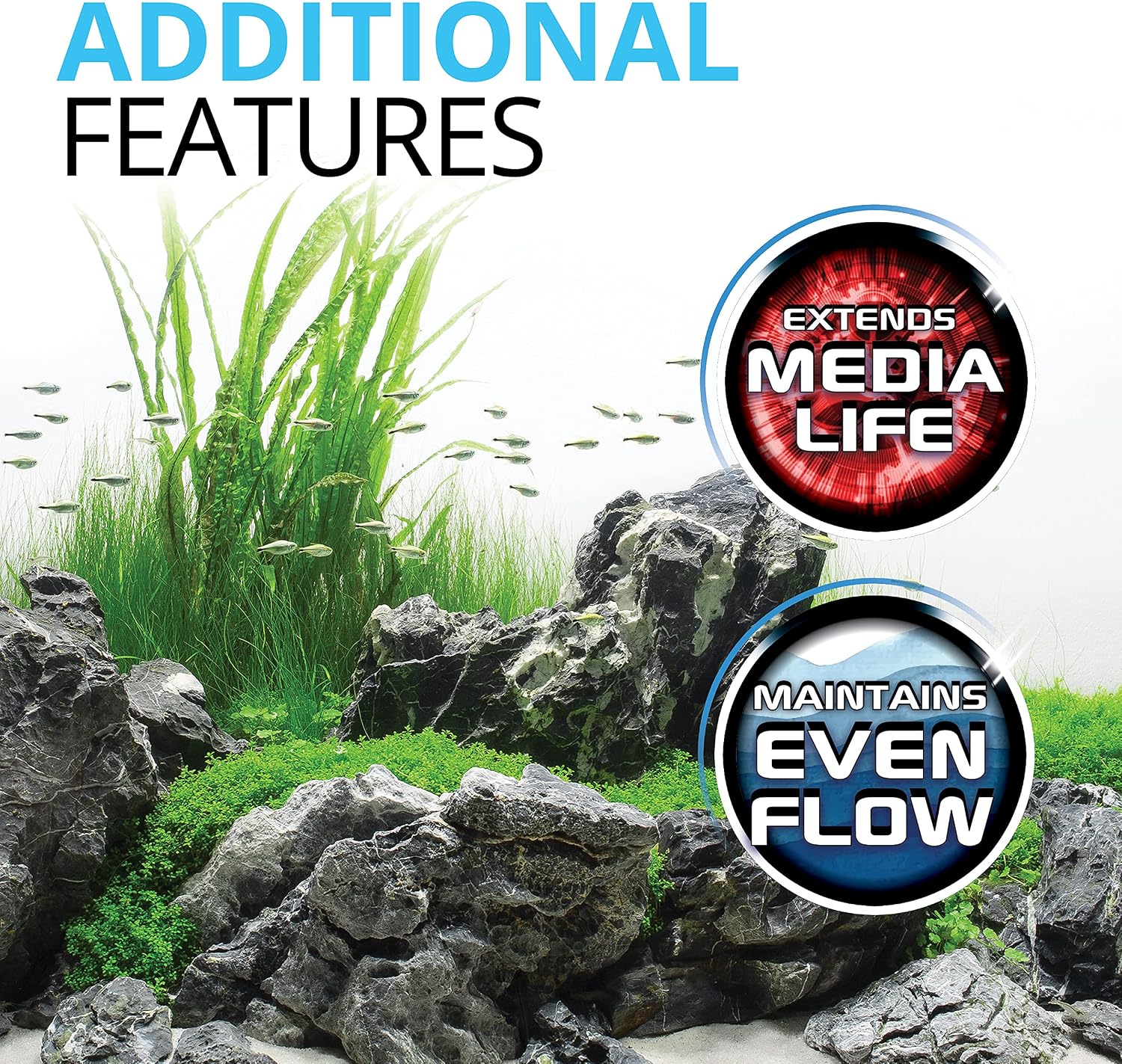 Pre-Filter Media, Mechanical Filter Media for Aquariums, Ceramic Rings, 26.45 oz., A1470