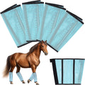 Horse Fly Boots 4 Pack | Breathable Mesh Horse Leg Protection for Pasture Turnout | Reduce Stomping, Hoof Damage &
