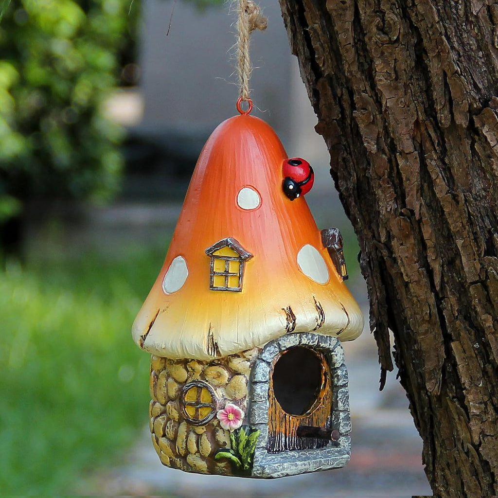 Bird Houses for Outside, Hanging Birdhouse for Outdoor Garden, Patio, Yard