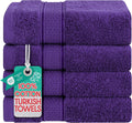 Salem Washcloth Sets, 4 Piece Luxury 600 GSM 100% Cotton Washcloths for Bathroom, 13x13 inches Washrags Premium
