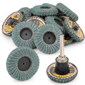 Sbestily 13PC Mixed Curved Flap Disc 2 Inch Die Grinder Sanding Discs Kit