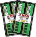 A-Tech Server 64GB Kit (4x16GB) DDR4 2133MHz PC4-17000 ECC UDIMM 2Rx8 Dual Rank 1.2V ECC Unbuffered DIMM 288-Pin Server & Workstation RAM Memory Upgrade Modules (A-Tech Enterprise Series)