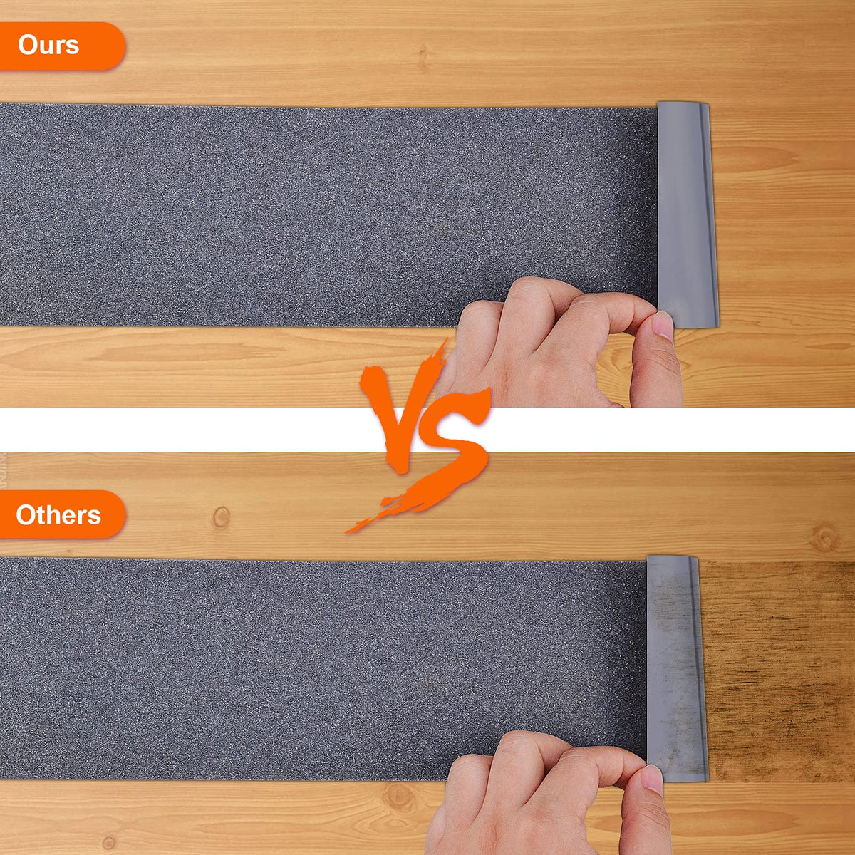 Anti Slip Tape, Waterproof Self Adhesive Grey 2" x59Ft Grip Tape