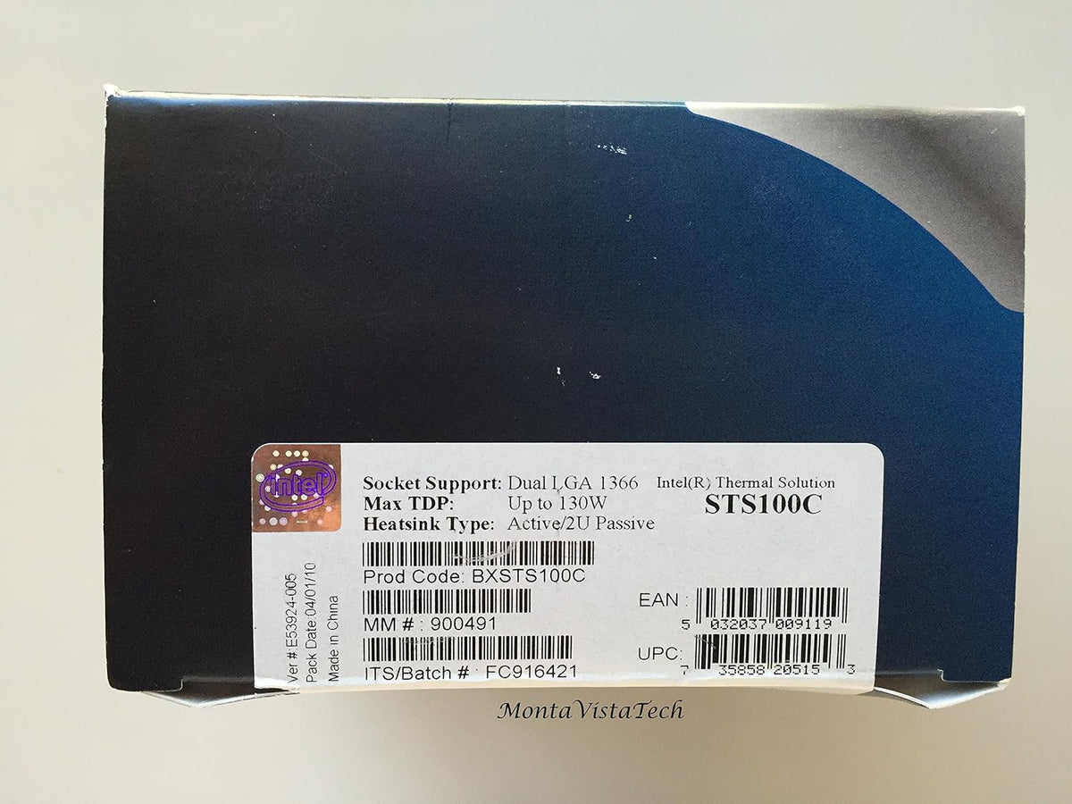 Intel Thermal Solution Active/Passive Comboheat Cooling Fan BXSTS100C