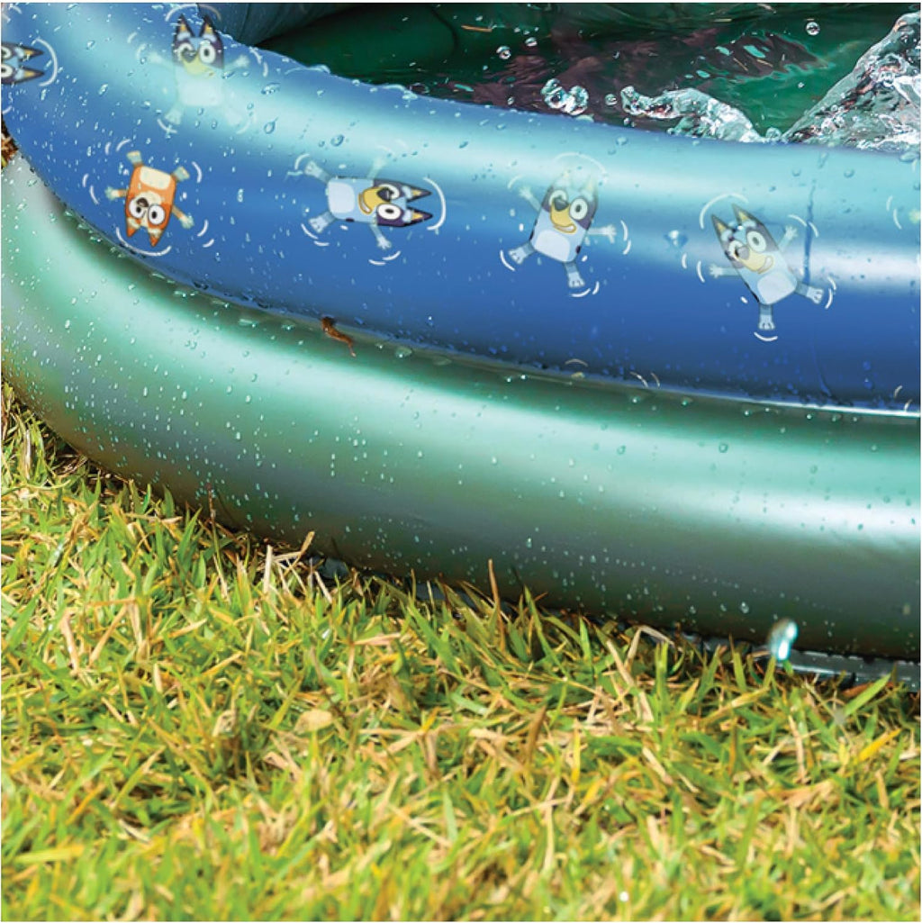 Bluey Kiddie Pool, Inflatable Above Ground Pool, Outdoor Furniture & Toys, Bluey Party Supplies for Kids Aged 3 & Up