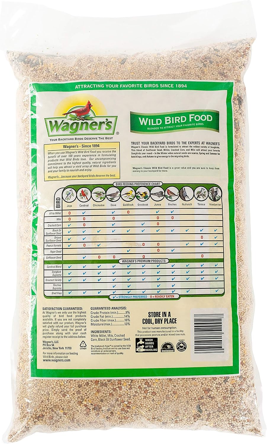 52003 Classic Blend Wild Bird Food, 6-Pound Bag