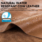 Men's Leather Impact Anti-Vibration Mechanic Gloves(CA7722WR,L)