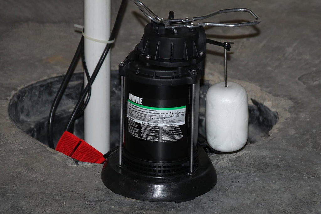 WAYNE 1/3 HP Sump Pump Coated Steel Thermoplastic SPF33