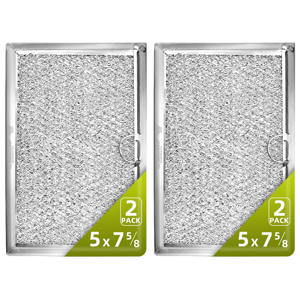 AMI PARTS Microwave Grease Filter Replacement 7.6" x 5" (2-Pack)