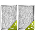 AMI PARTS Microwave Grease Filter Replacement 7.6" x 5" (2-Pack)