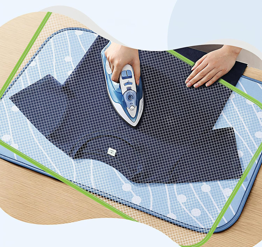 Premium Pressing Cloth for Ironing – 3 PCS Ironing Cloth Protect Clothes & Fabrics, Ideal for Sewing and Ironing