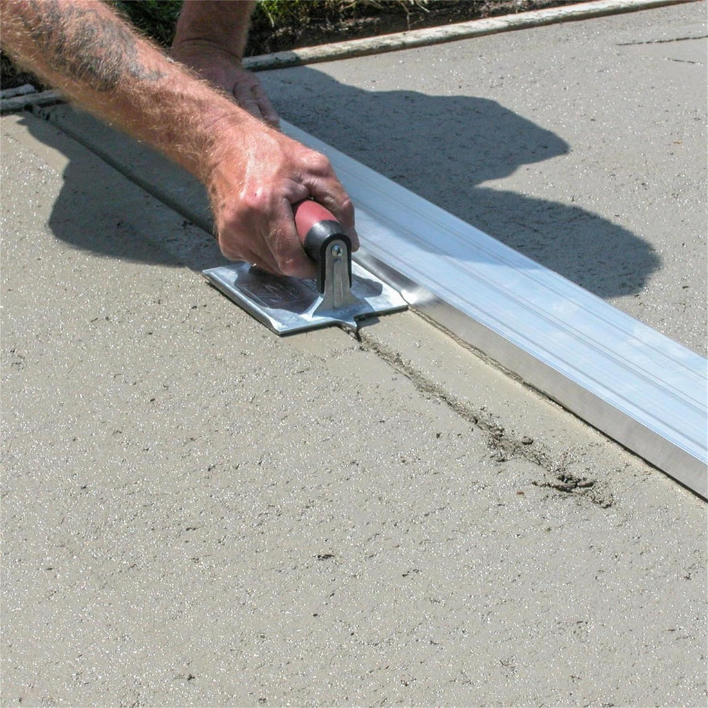 Zinc Concrete Groover, 6 x 4 3/8 Inch, Assembled in the USA | Solid Zinc Blade Cuts Sharp Clean Grooves 1/2 Inch