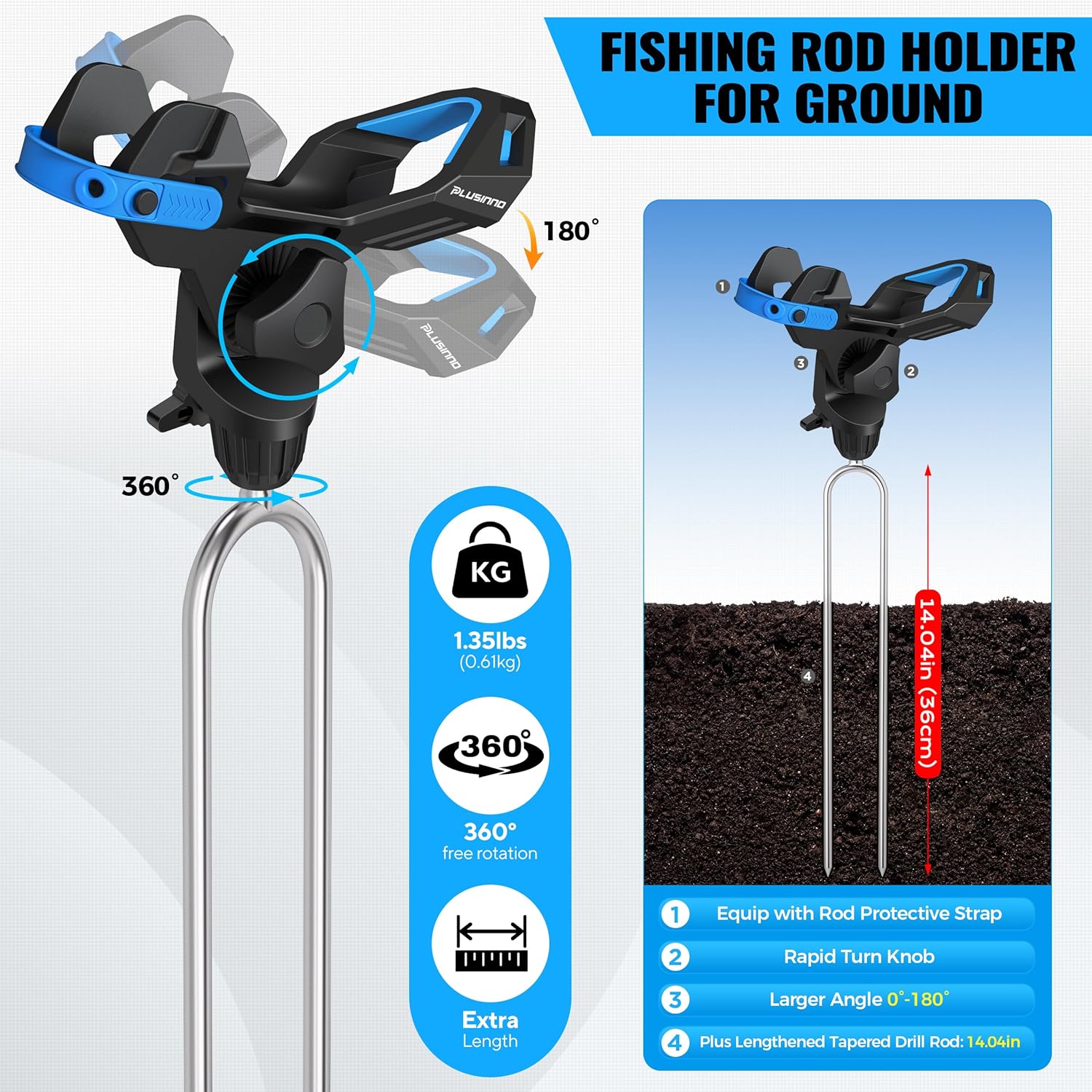 Fishing Gear,Full Fishing Pole kit Include Fishing Rod and Reel Combo, Tackle Box with Fishing Lures, Fishing