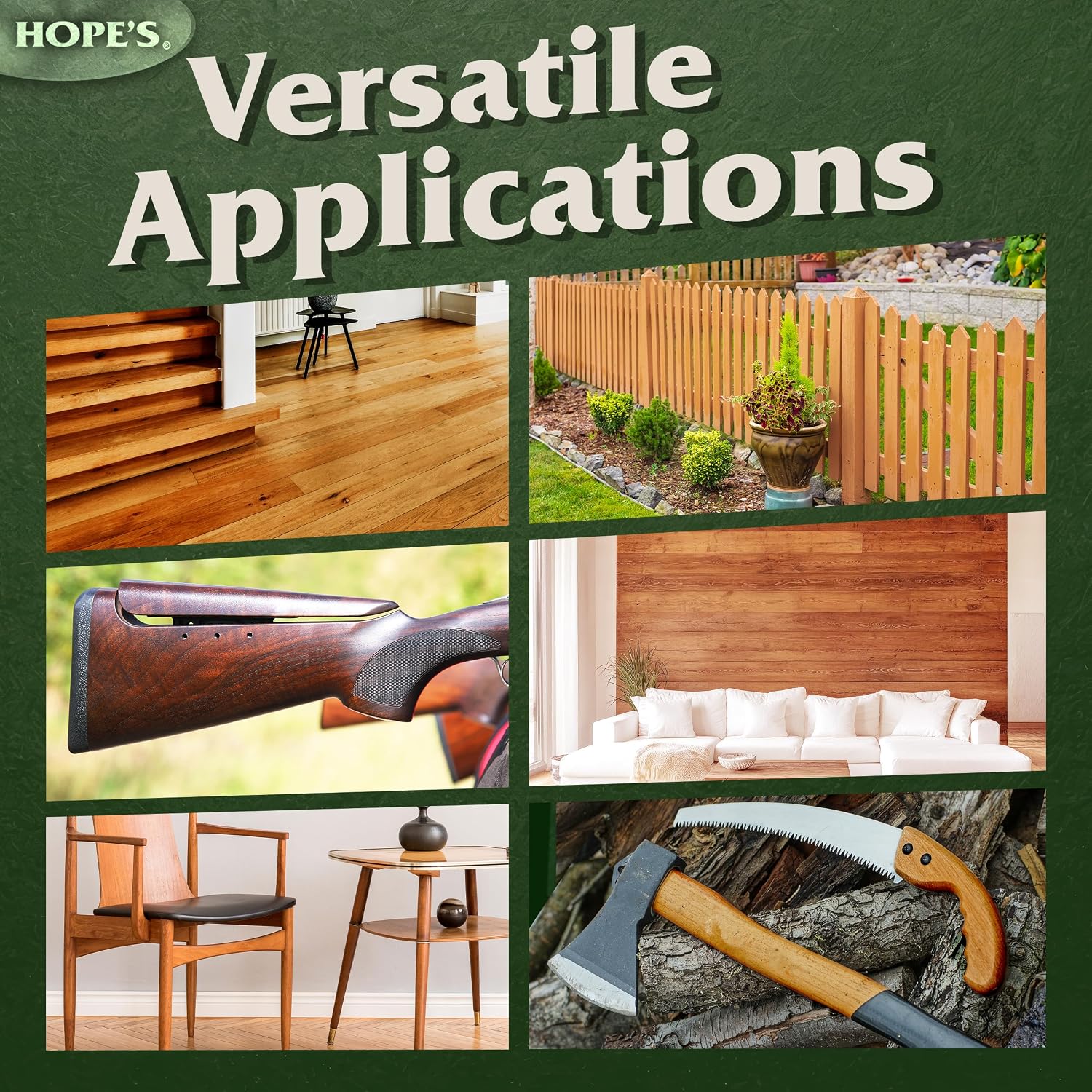 100% Pure Tung Oil, Food Safe, Premium Waterproof Natural Wood Finish and Sealer for Indoor and Outdoor Projects