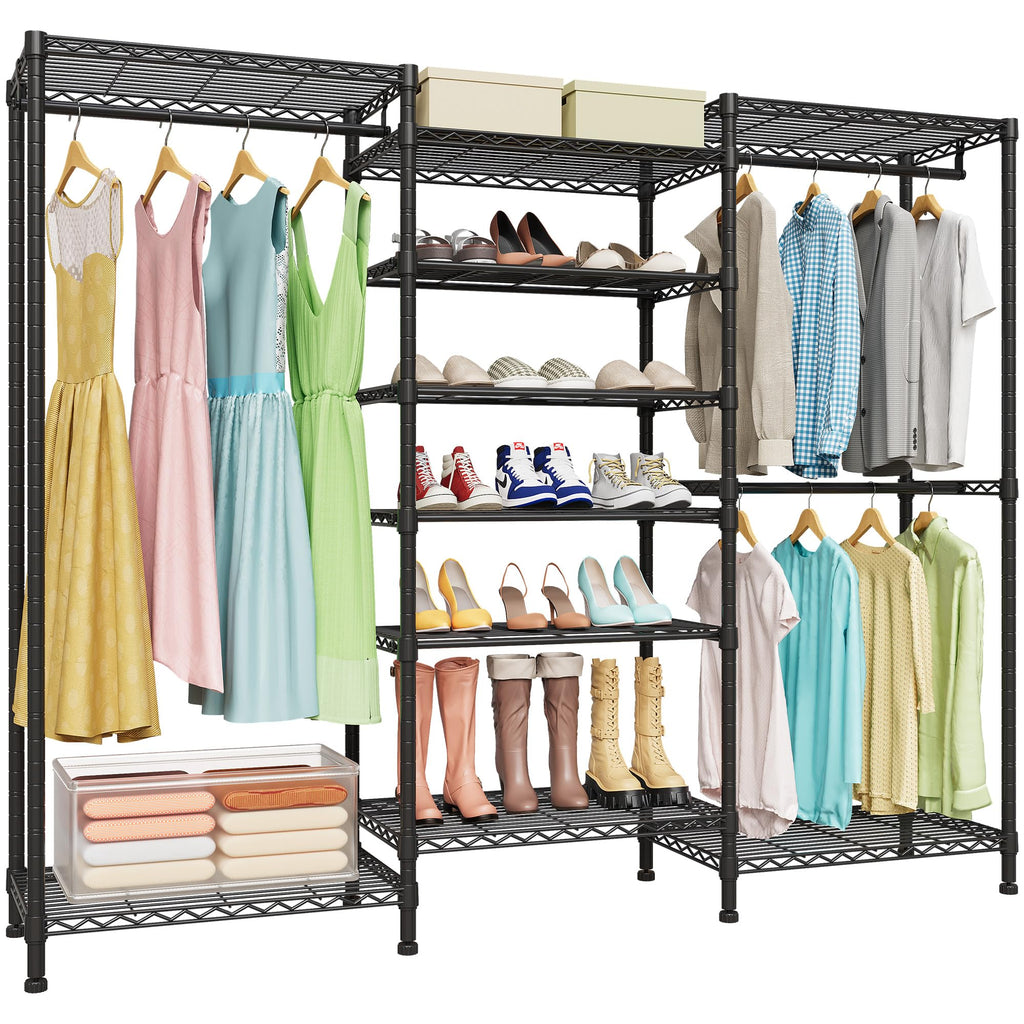 H12 Heavy Duty Clothes Rack, Black